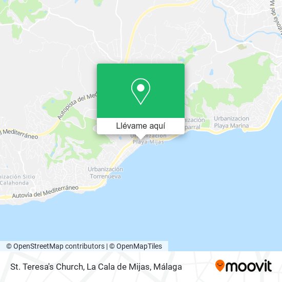 Mapa St. Teresa's Church, La Cala de Mijas