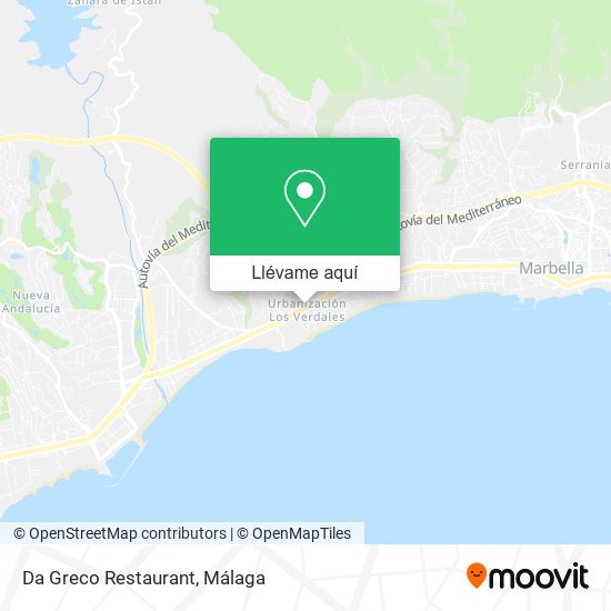 Mapa Da Greco Restaurant
