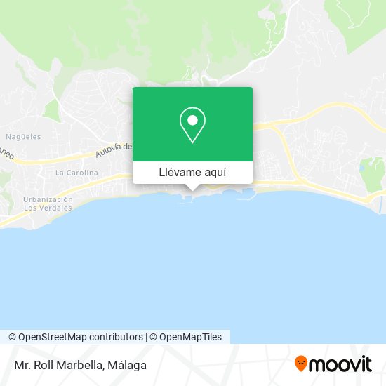 Mapa Mr. Roll Marbella