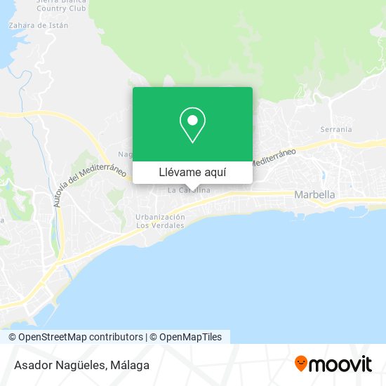 Mapa Asador Nagüeles