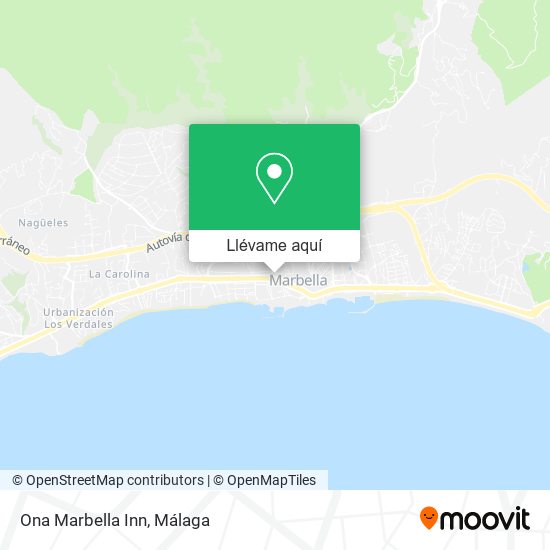 Mapa Ona Marbella Inn