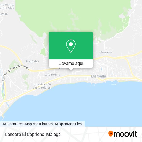 Mapa Lancorp El Capricho