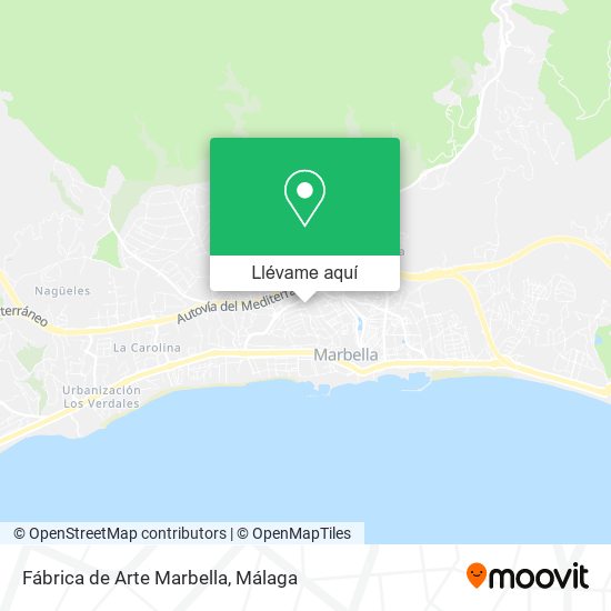 Mapa Fábrica de Arte Marbella