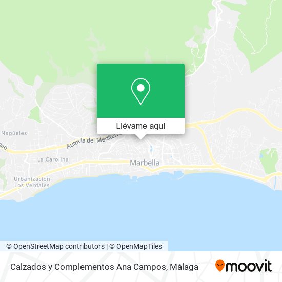 Mapa Calzados y Complementos Ana Campos