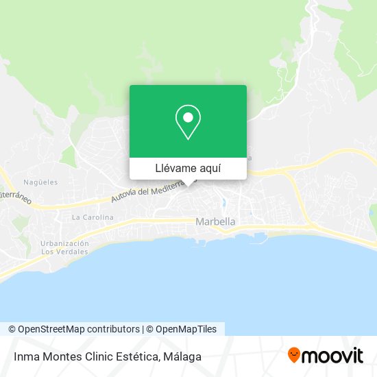 Mapa Inma Montes Clinic Estética