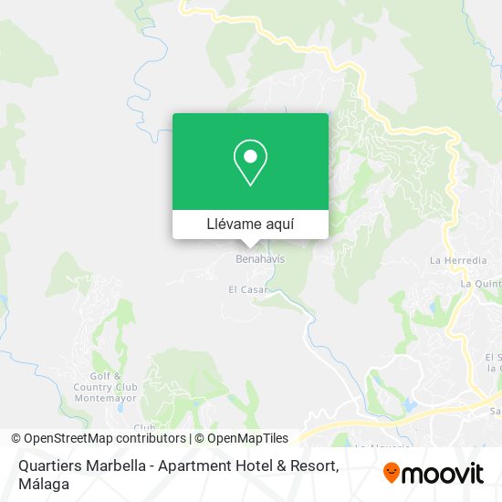 Mapa Quartiers Marbella - Apartment Hotel & Resort