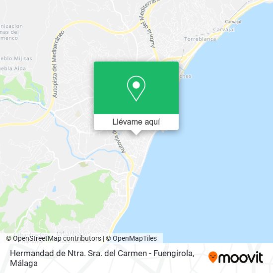 Mapa Hermandad de Ntra. Sra. del Carmen - Fuengirola