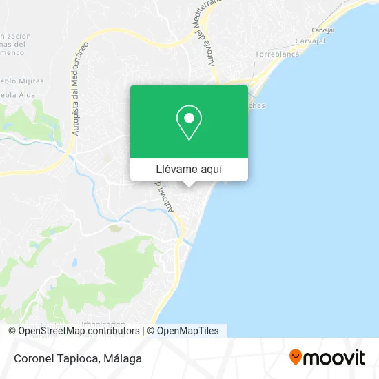 Mapa Coronel Tapioca