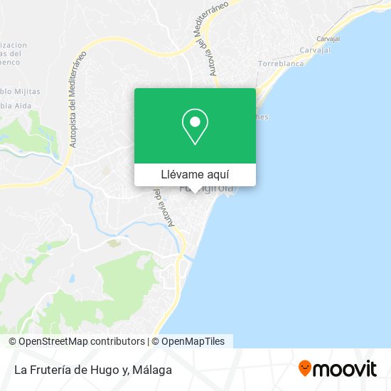 Mapa La Frutería de Hugo y
