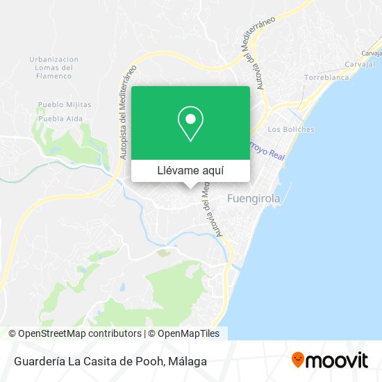 Mapa Guardería La Casita de Pooh