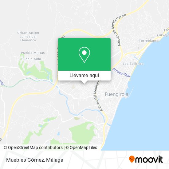 Mapa Muebles Gómez