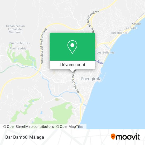 Mapa Bar Bambú