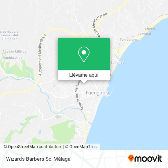 Mapa Wizards Barbers Sc
