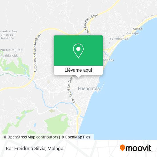 Mapa Bar Freiduría Silvia