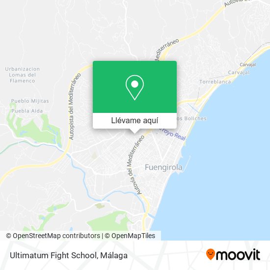 Mapa Ultimatum Fight School