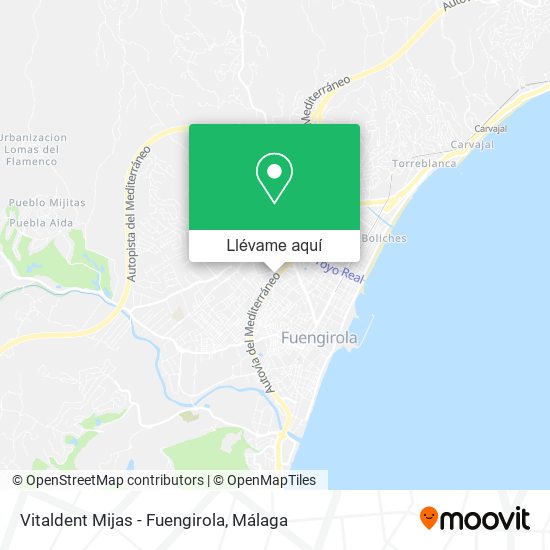 Mapa Vitaldent Mijas - Fuengirola