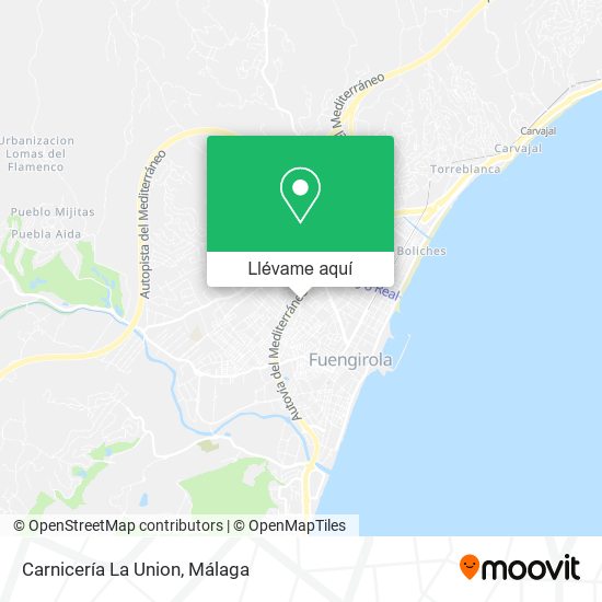Mapa Carnicería La Union