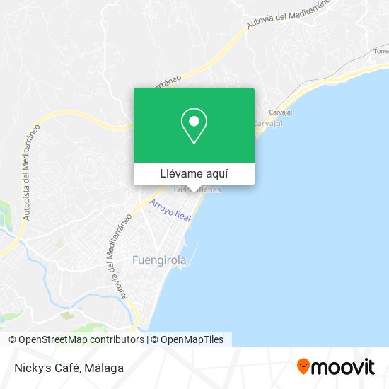 Mapa Nicky's Café