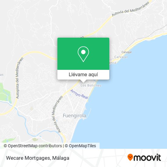 Mapa Wecare Mortgages