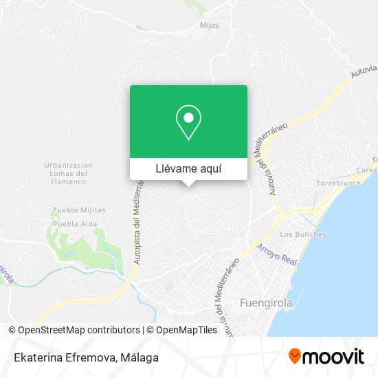 Mapa Ekaterina Efremova