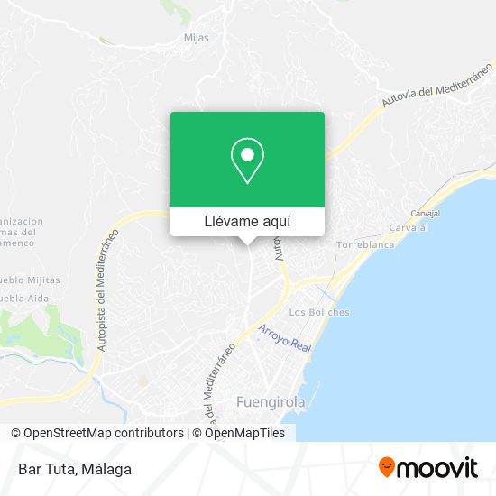 Mapa Bar Tuta