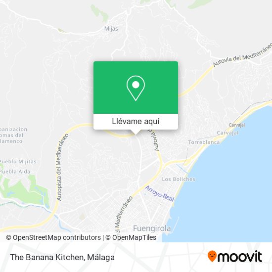 Mapa The Banana Kitchen