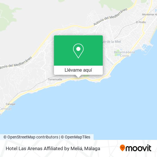 Mapa Hotel Las Arenas Affiliated by Meliá
