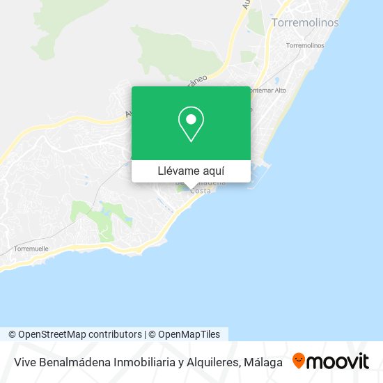 Mapa Vive Benalmádena Inmobiliaria y Alquileres