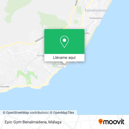 Mapa Epic Gym Benalmádena