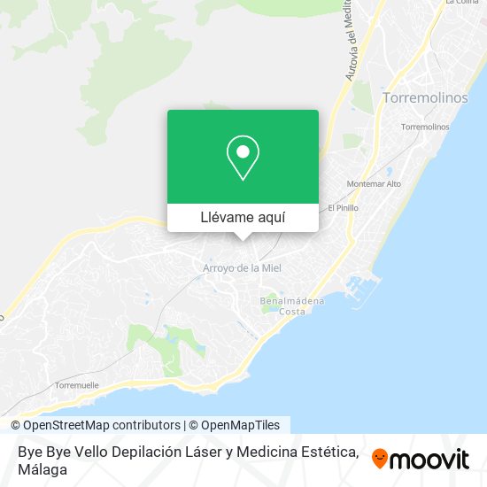 Mapa Bye Bye Vello Depilación Láser y Medicina Estética
