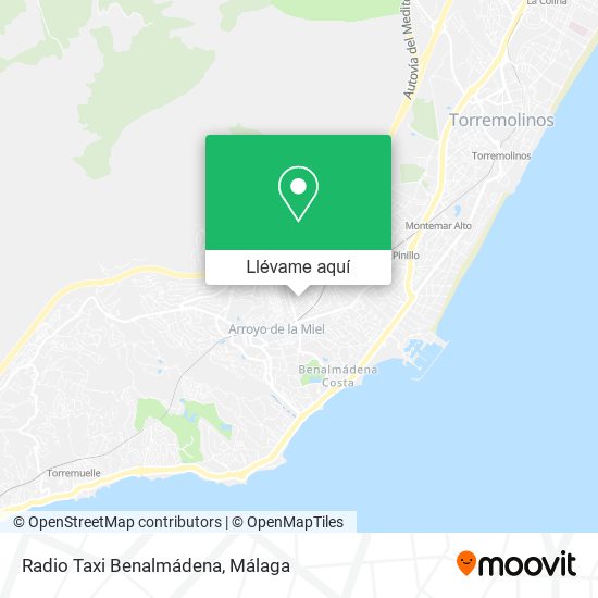 Mapa Radio Taxi Benalmádena