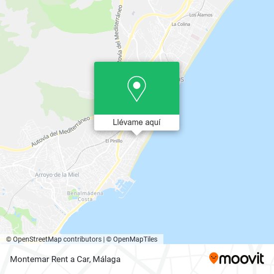 Mapa Montemar Rent a Car