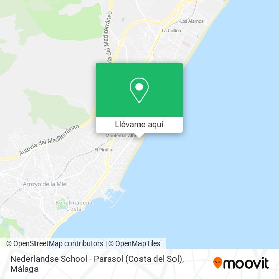 Mapa Nederlandse School - Parasol (Costa del Sol)