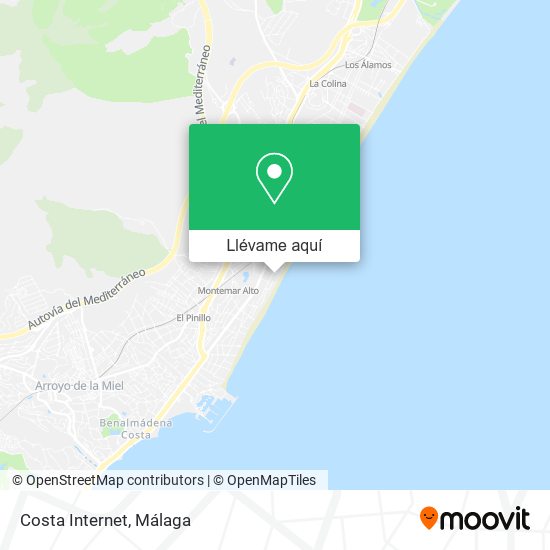 Mapa Costa Internet