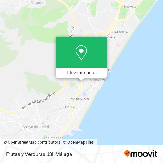 Mapa Frutas y Verduras J3l