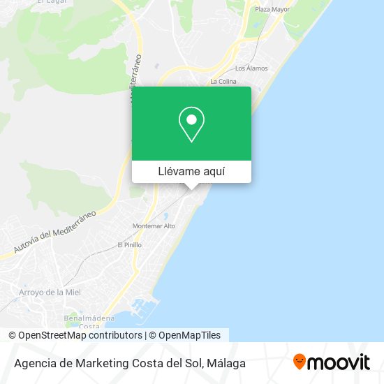 Mapa Agencia de Marketing Costa del Sol