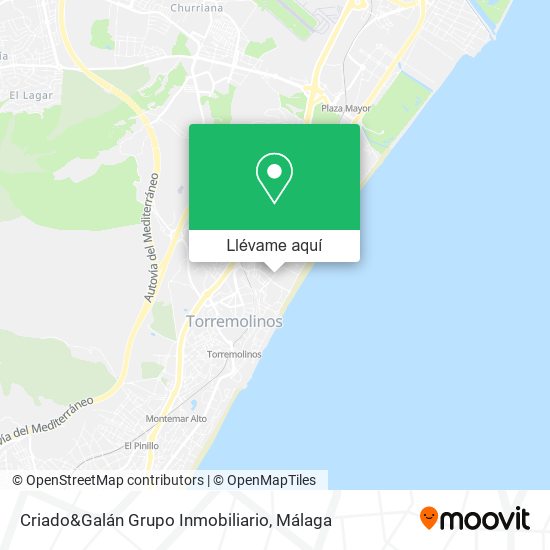 Mapa Criado&Galán Grupo Inmobiliario