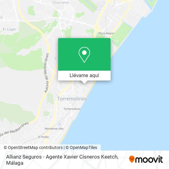Mapa Allianz Seguros - Agente Xavier Cisneros Keetch