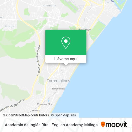Mapa Academia de Inglés Rita - English Academy