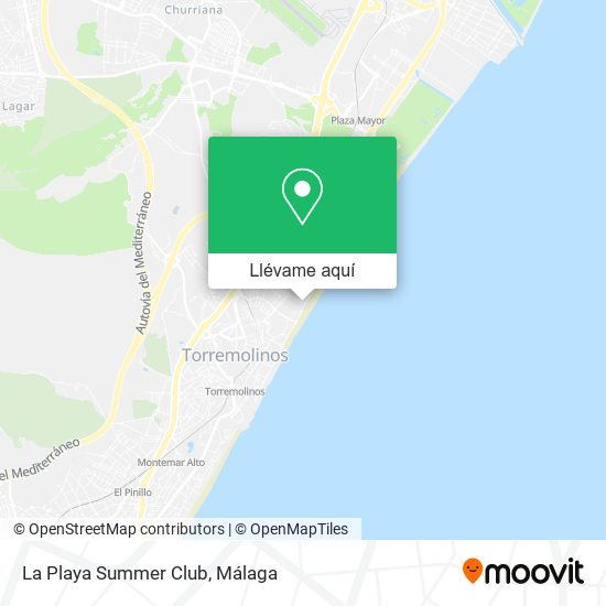 Mapa La Playa Summer Club