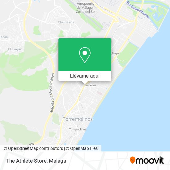 Mapa The Athlete Store