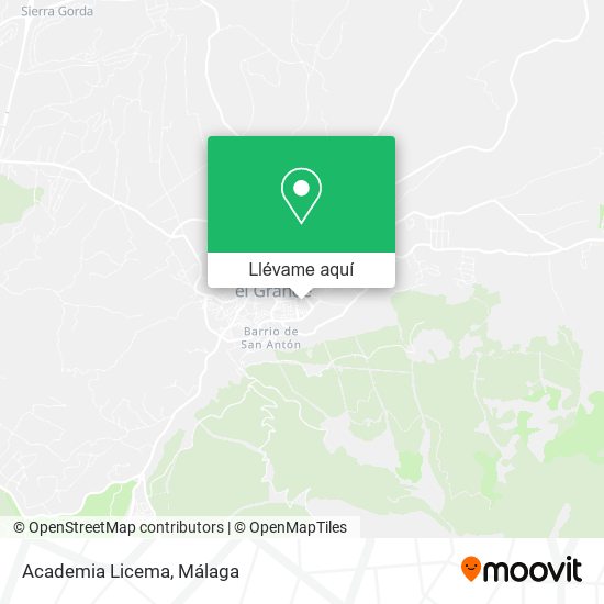 Mapa Academia Licema