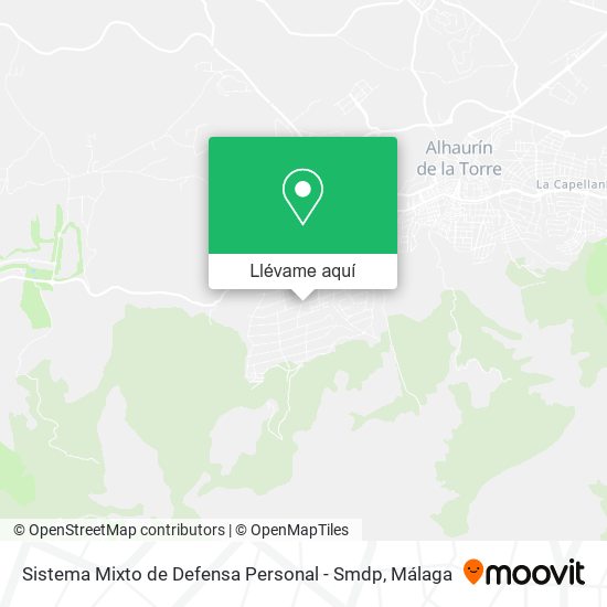 Mapa Sistema Mixto de Defensa Personal - Smdp