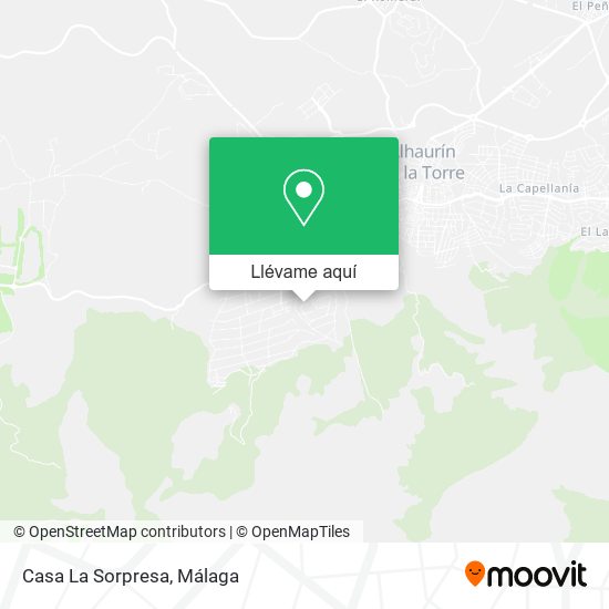 Mapa Casa La Sorpresa