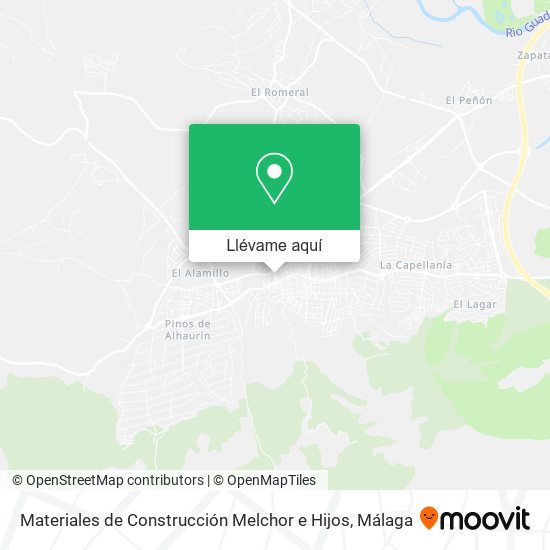 Mapa Materiales de Construcción Melchor e Hijos