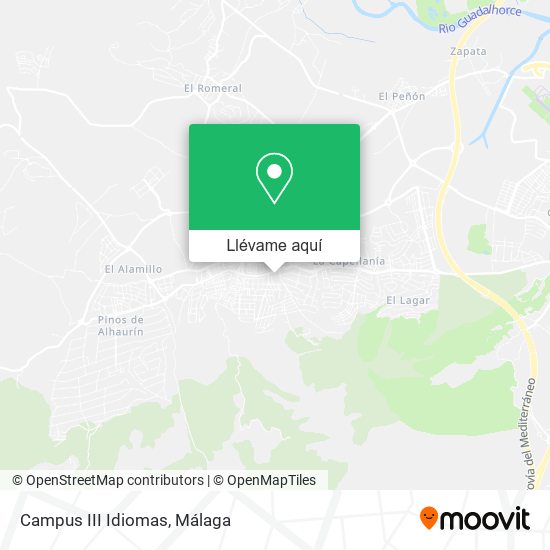 Mapa Campus III Idiomas