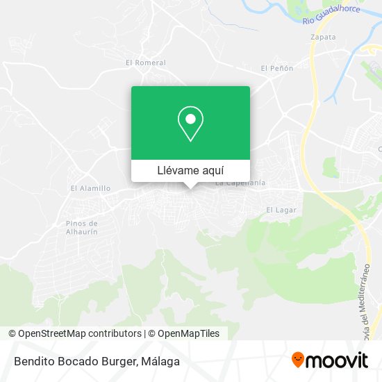 Mapa Bendito Bocado Burger