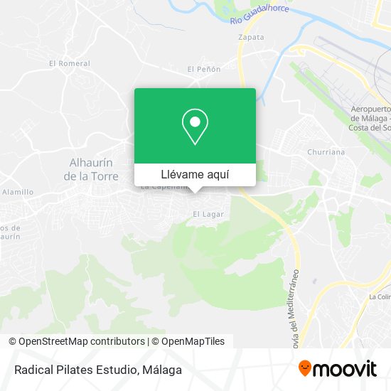 Mapa Radical Pilates Estudio