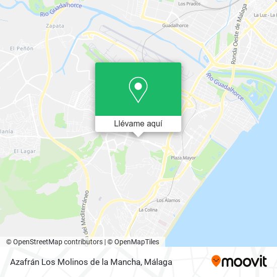 Mapa Azafrán Los Molinos de la Mancha