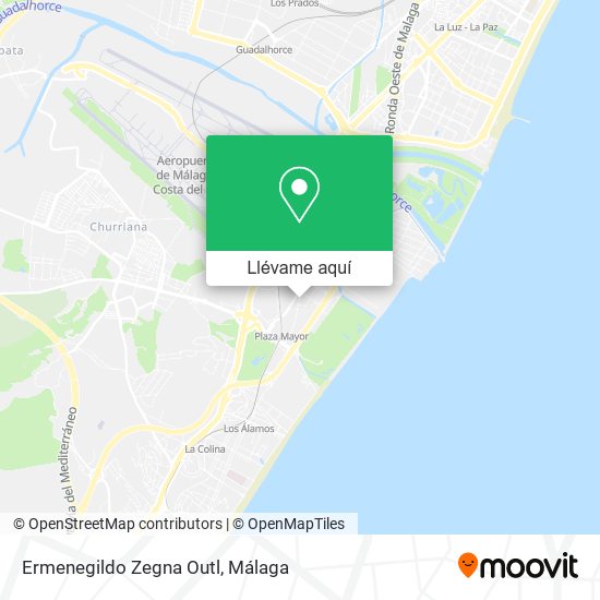 Mapa Ermenegildo Zegna Outl